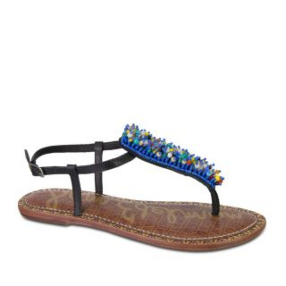 🍄 SAM EDELMAN Gabrielle Embellished Thong Sandal - Picture 2 of 6